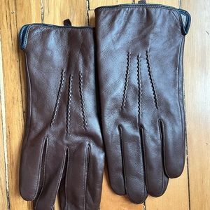 Hickey freeman leather gloves, never been worn!